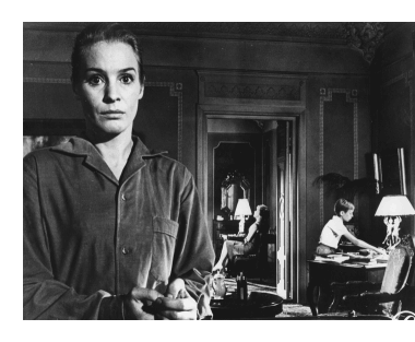 Ingrid Thulin in "Das Schweigen"